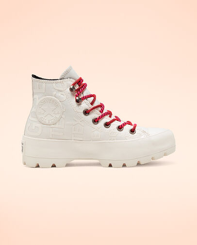 Winter GORE-TEX Lugged Chuck Taylor All Star Boot Egret/Prime Pink