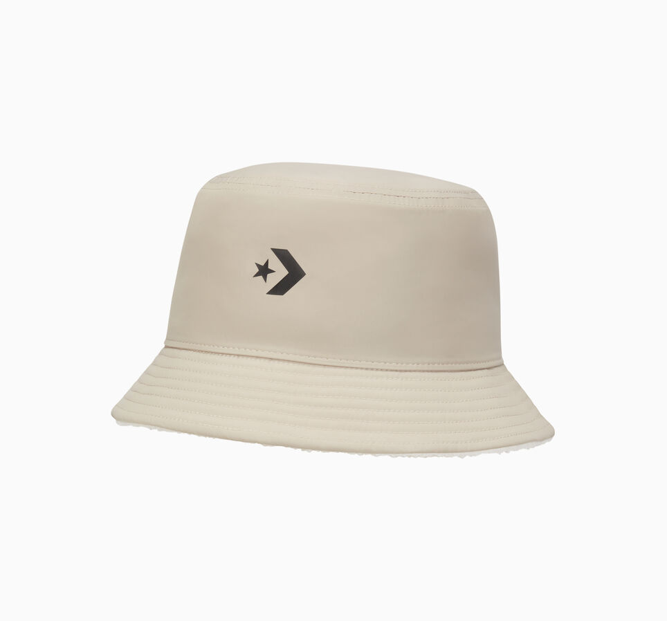 Reversible Sherpa Bucket Hat Converse Egret/Beach Stone