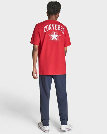 Retro Chuck Taylor T-Shirt Red, Detail View