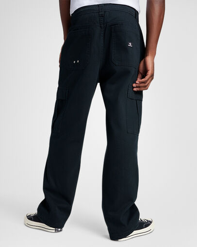 Harbor Cargo Pants Converse Black, Back View