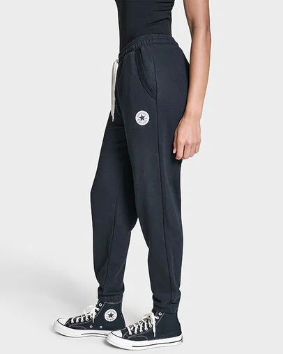 Retro Chuck Taylor Patch Joggers Converse Black, Back View