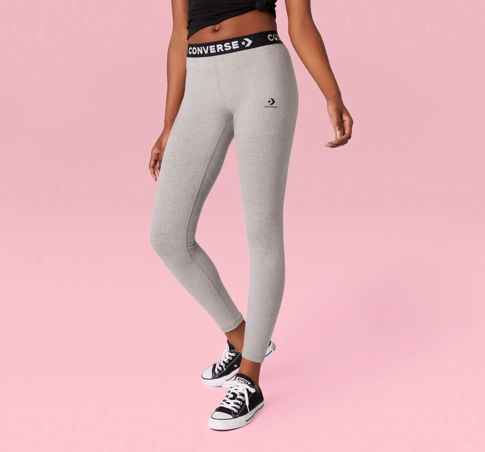 Wordmark Legging Vintage Grey Heather