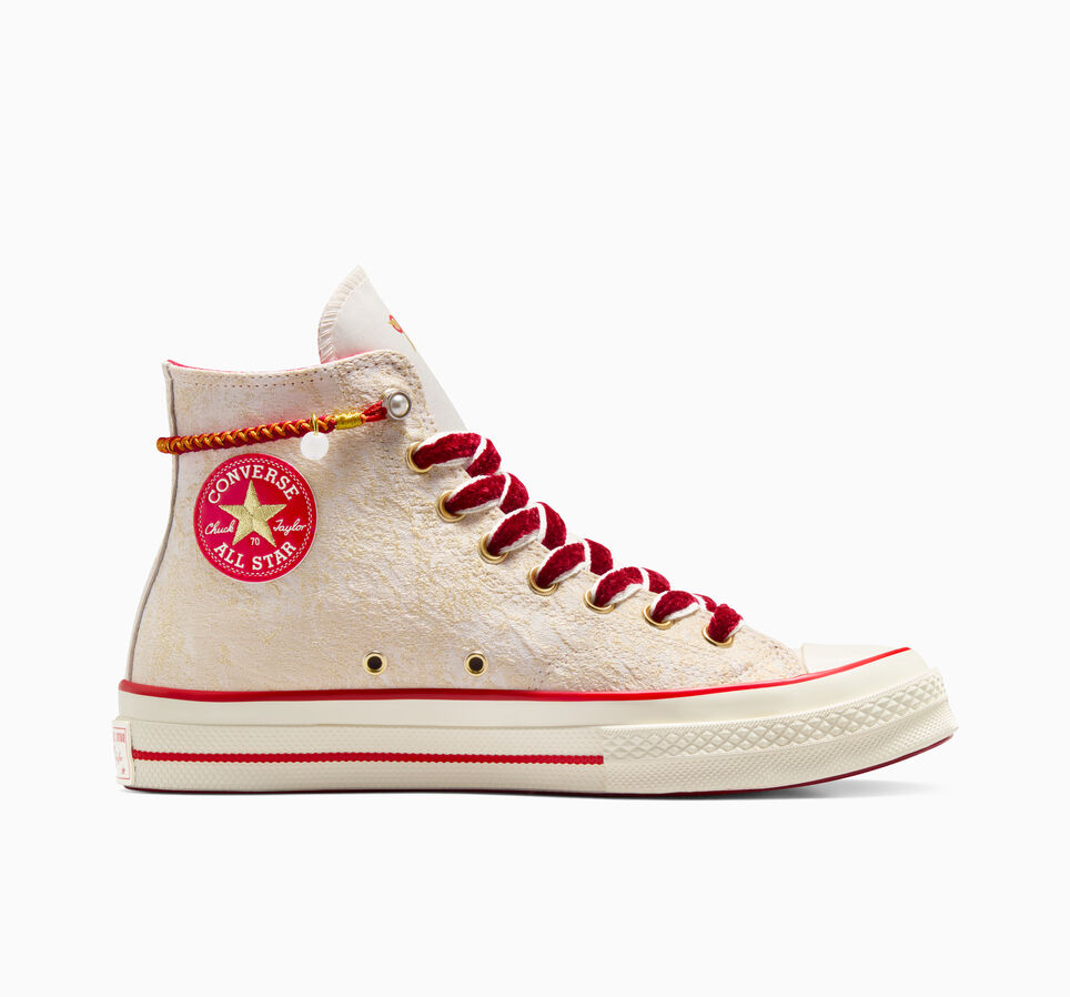 Chuck 70 Lunar New Year Egret/Enamel Red/Light Gold