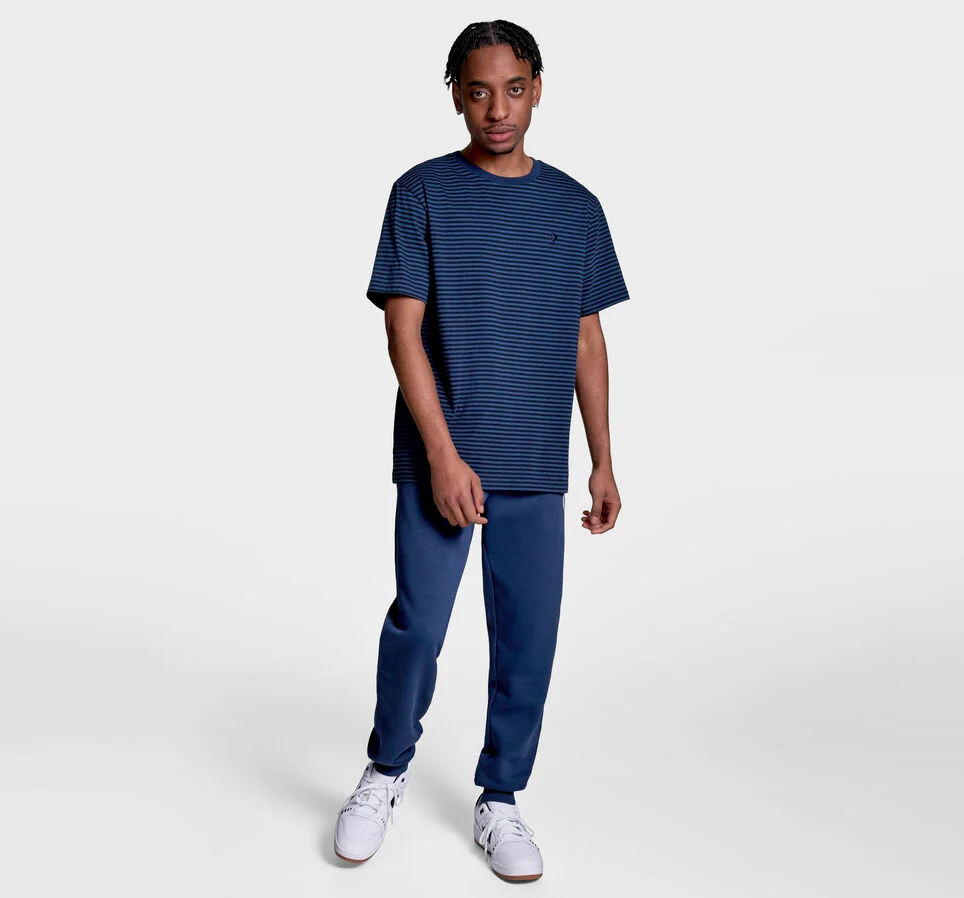 Feeder Stripe T-Shirt Black/Navy Combo