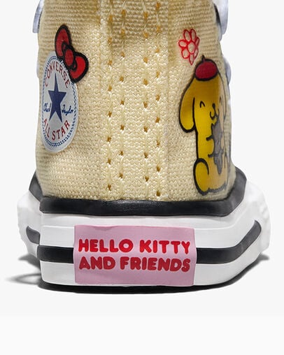 Converse x Hello Kitty And Friends Chuck Taylor All Star Keychain Transparent Yellow/White/Black, Detail View