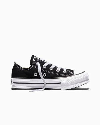 Chuck Taylor All Star EVA Lift Platform Canvas Black/White/Black, Outer Side View