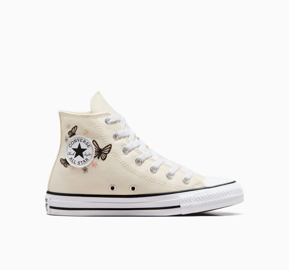 Chuck Taylor All Star Butterflies Egret/Black/White