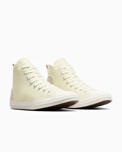 Chuck Taylor All Star Garden Club Egret/Nutty Granola/Egret, Top and Side View