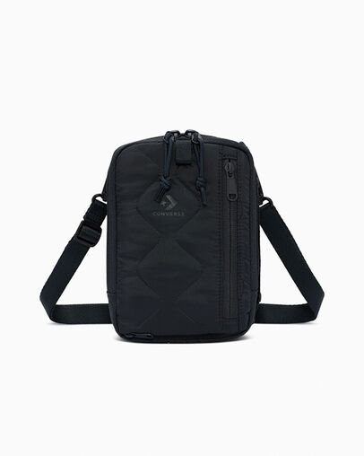 Convertible Crossbody Bag Converse Black, Front View
