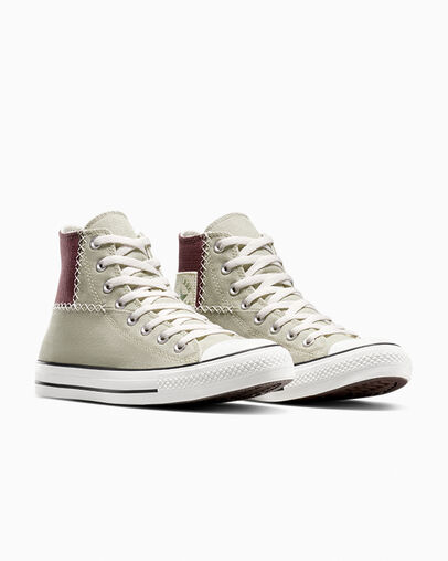 Chuck Taylor All Star Patchwork Pale Surplus/Trail Mixed, Top and Side View