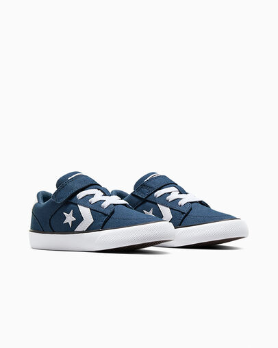 Belmont Easy On Navy/White/Navy, Top and Side View