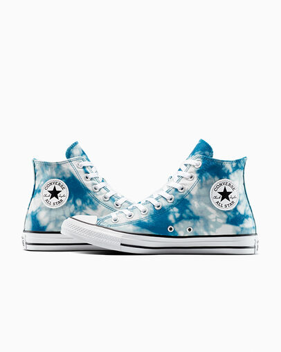 Chuck Taylor All Star Tie-Dye Ocean Surf/Vintage White/Black, Detail Angle View