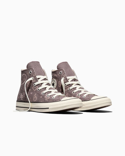 Chuck Taylor All Star Paisley Pop Pot Hole Plum/Bite The Dust