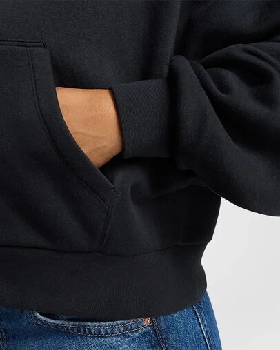 Retro Full-Zip Hoodie Converse Black, Detail View