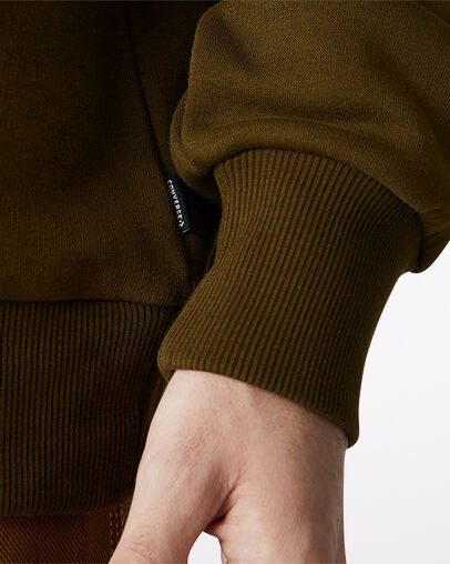 Star Chevron Embroidered Crew Surplus Olive