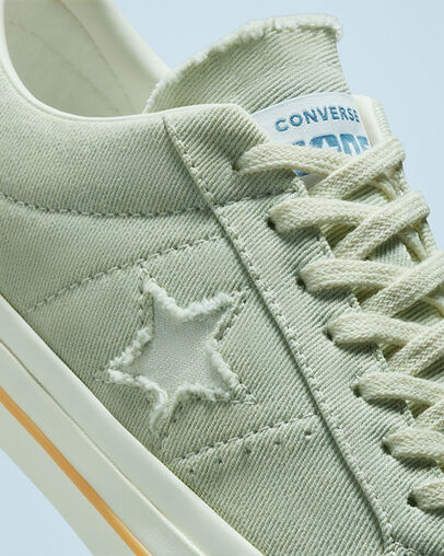 CONS One Star Pro Denim Light Blue/Indigo Oxide/Egret, Detail Angle View