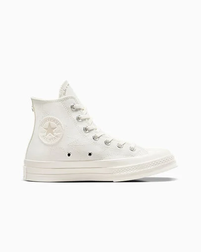 Chuck 70 Stars Vintage White/Natural Ivory, Outer Side View