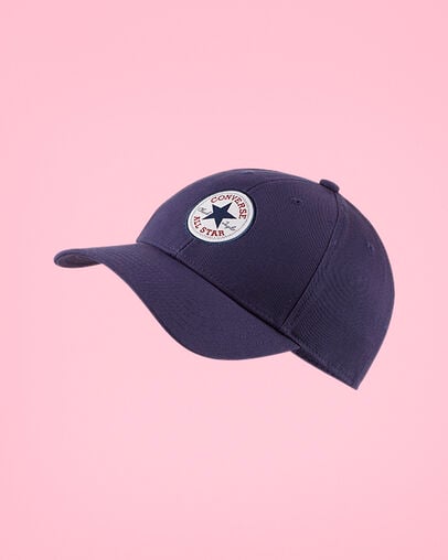 Tipoff Chuck Taylor Patch Baseball Cap Navy, Front View