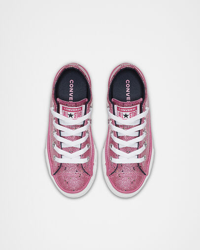 Chuck Taylor All Star Galaxy Glimmer Low Top Mod Pink/Obsidian/White