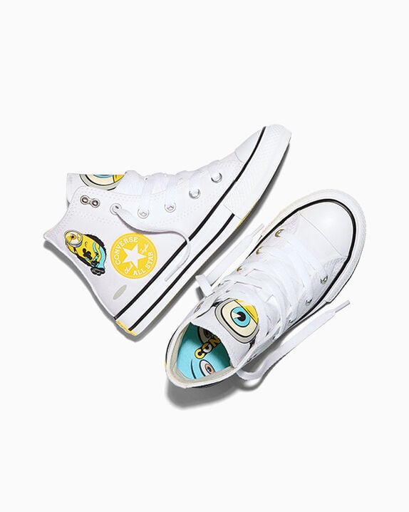 ラクトミニオン Converse x Minions Chuck Taylor All Star Little Kids High Top Shoe