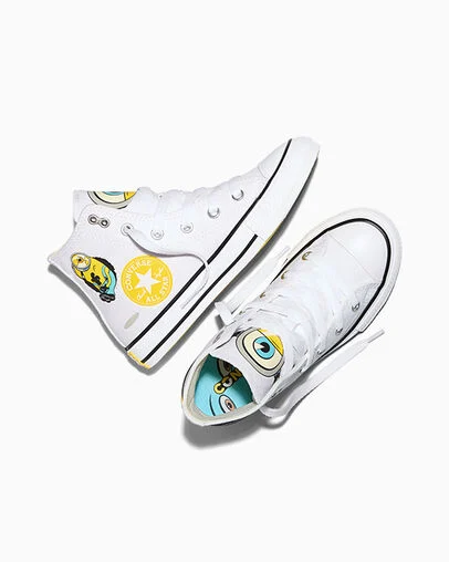Converse x Minions Chuck Taylor All Star White/Yellow/White, Angled View