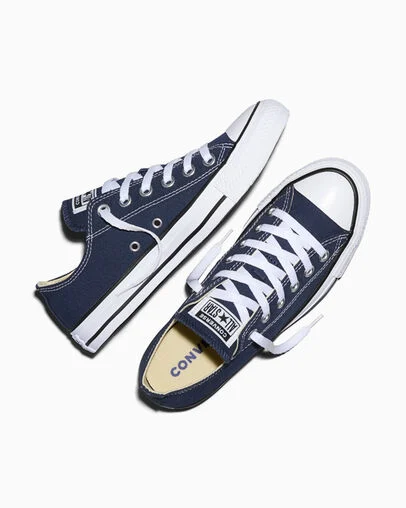 Chuck Taylor All Star Canvas Navy, Angled View