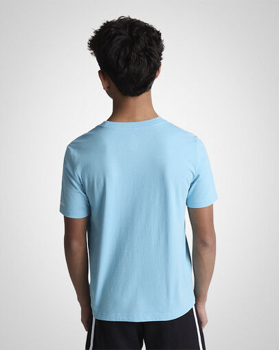 Chuck Patch T-Shirt Deja Blue, Back View