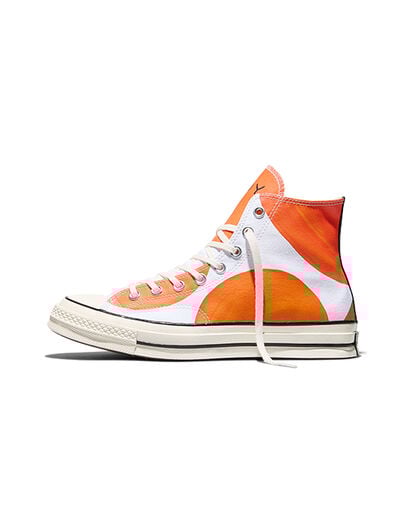 David Shirgley X Converse X Marc Jacobs Chuck 70 White/Mandarin Orange/Black, Inner Side View