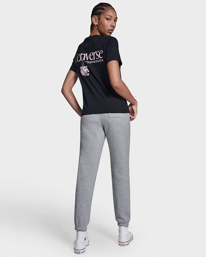 Hanging Shoes T-Shirt Converse Black, Detail View