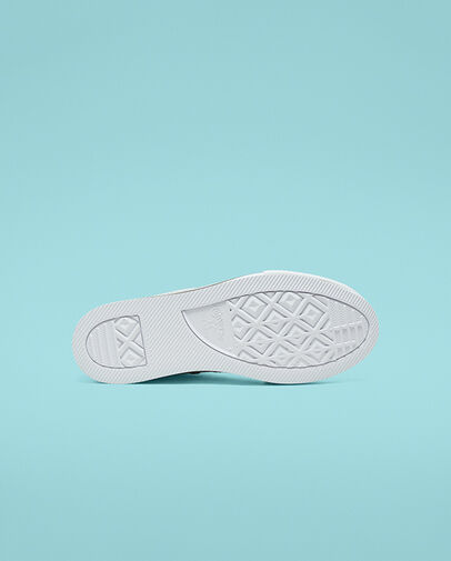 Leather Chuck Taylor All Star Platform White/White/Black