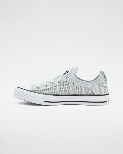 Galactic Nuclei Chuck Taylor All Star Shoreline Knit Slip White/Pure Platinum/Black