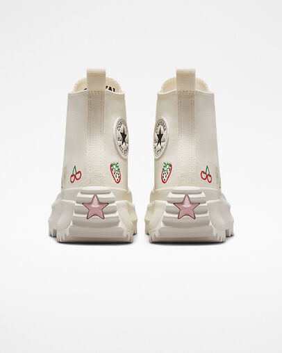 Run Star Hike Platform Festival Fruits Egret/Egret/Sunrise Pink, Heel View