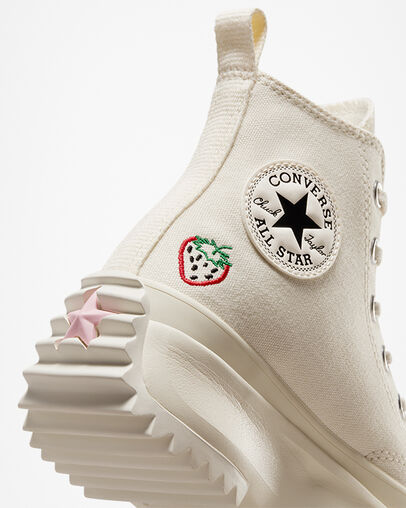 Run Star Hike Platform Festival Fruits Egret/Egret/Sunrise Pink, Detail Angle View