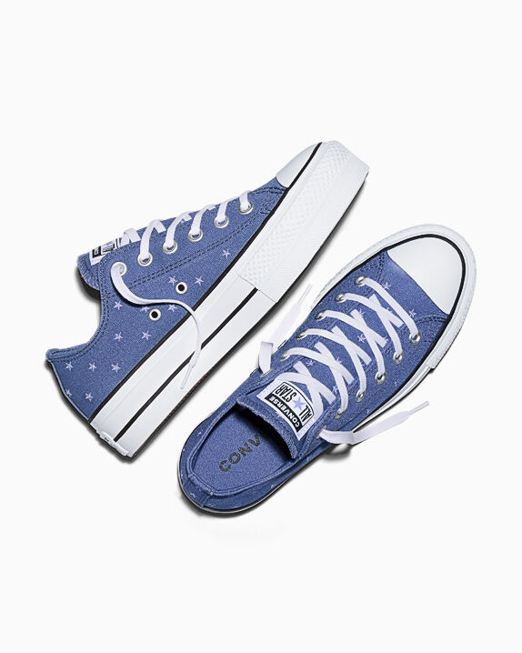 Chuck Taylor All Star Lift Platform Embroidered Stars Women's Low