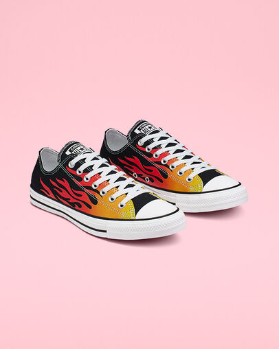 Archive Print Chuck Taylor All Star Black/Enamel Red/Fresh Yellow