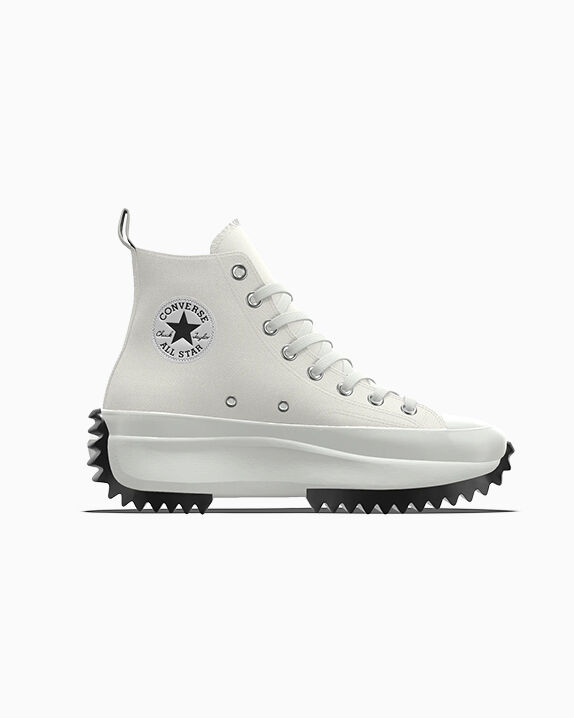 ゲリラセール CONVERSE RUN STAR HIKE 厚底 ホワイト Custom Run Star Hike Platform By You