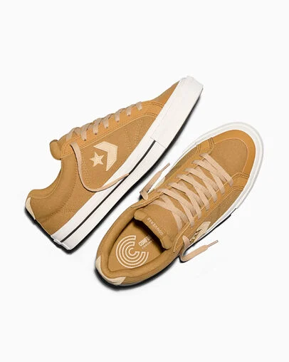 Converse Sport Casual Honey Stick Brown/Hay Day Brown/White, Angled View