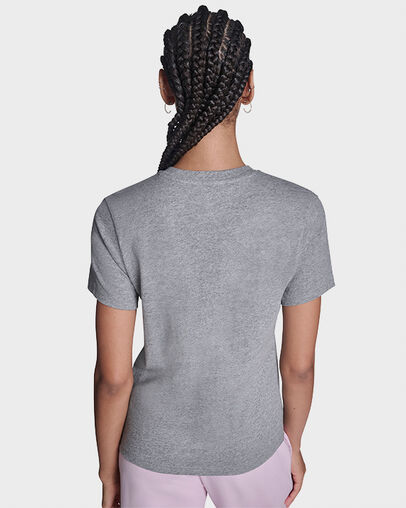 Chuck Taylor All Star Patch T-Shirt Vintage Grey Heather, Detail View