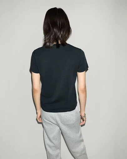 Chuck Taylor Patch T-Shirt Black, Full Body View