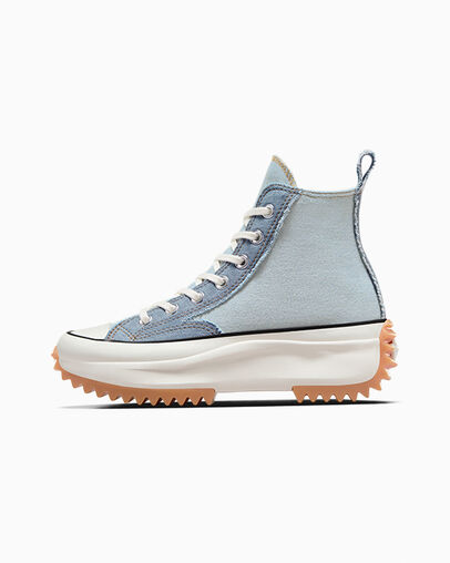 Chuck Taylor All Star Lift Denim Blue/Burnt Honey/Egret, Inner Side View