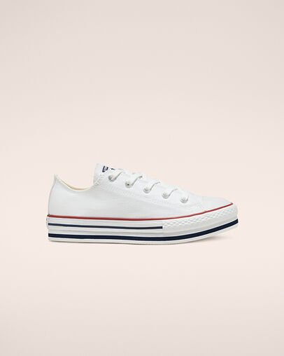 Everyday Platform Chuck Taylor All Star White/Midnight Navy/Garnet