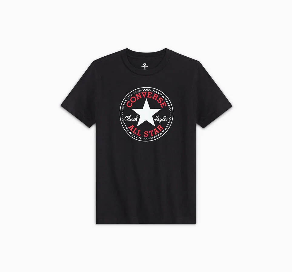 Chuck Patch Short Sleeve Black