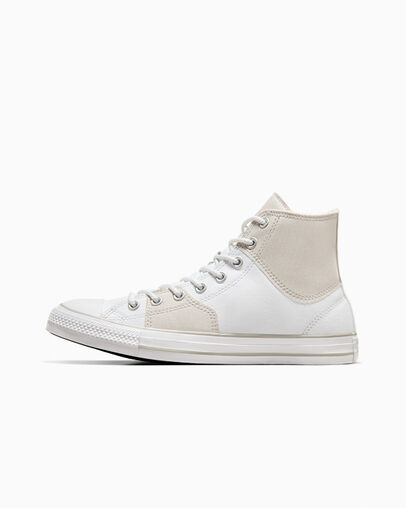 Chuck Taylor All Star Court White/White/Fossilized, Inner Side View