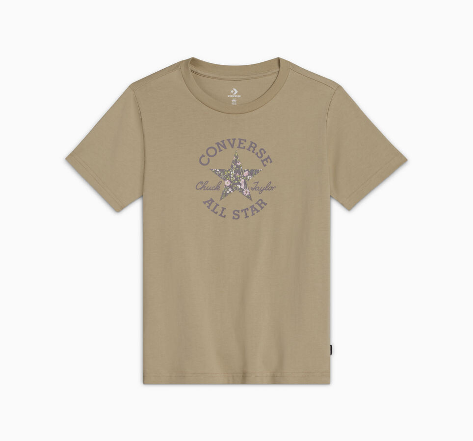 Floral Chuck Taylor T-Shirt Pale Surplus
