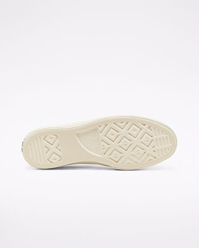 Fleece-Lined Leather Chuck 70 Black/Grand Purple/Egret