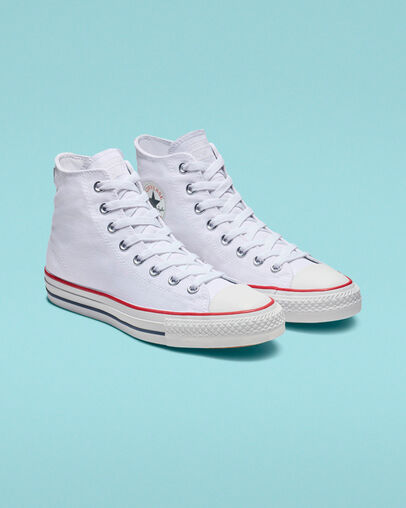 CTAS Pro High Top White/Red/Insignia Blue