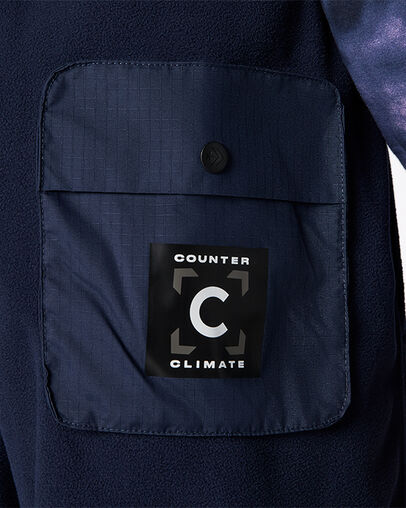 Counter Climate Fleece Pant Obsidian Heather, Detail View