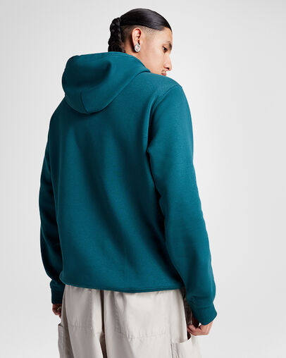 Converse Go-To Chuck Taylor Patch Pullover Hoodie Rubber Plant, Back View