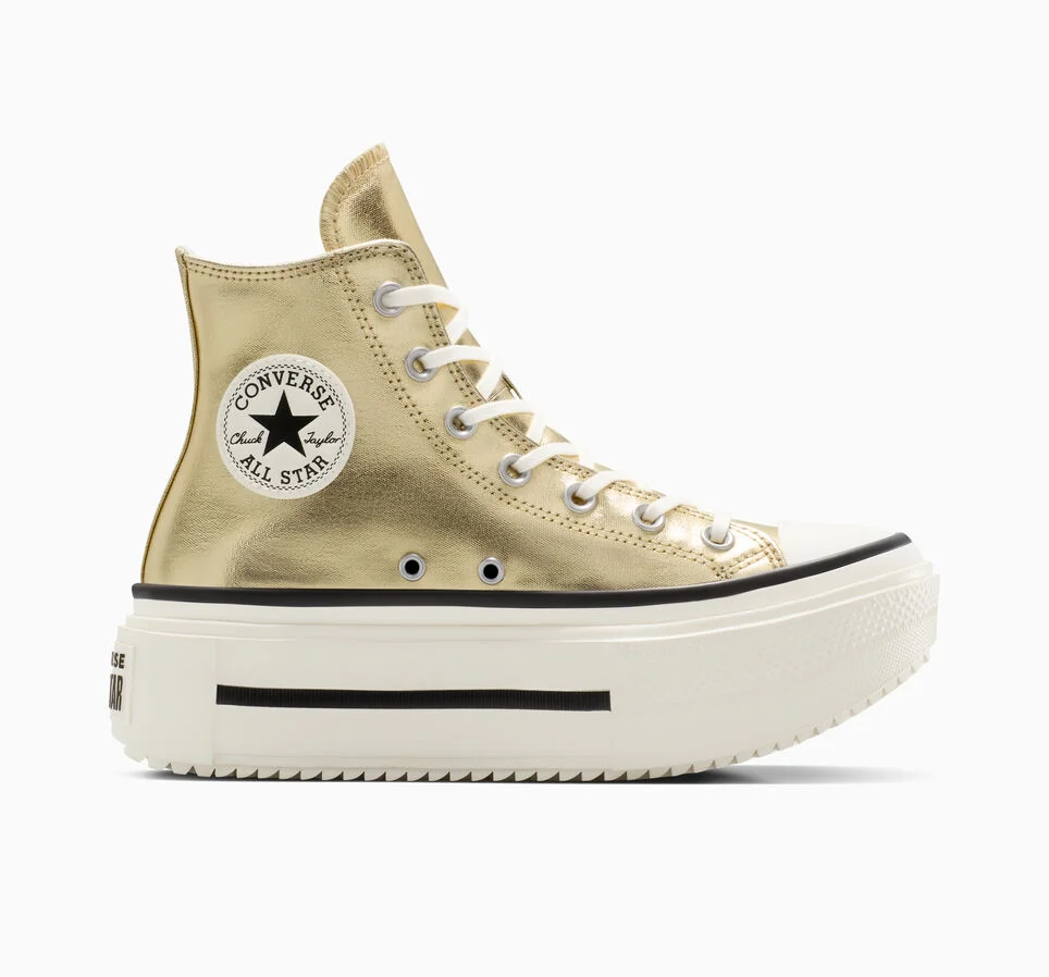 Chuck Taylor All Star Lift Double Stack Platform Metallic Metallic Gold/Egret/Black