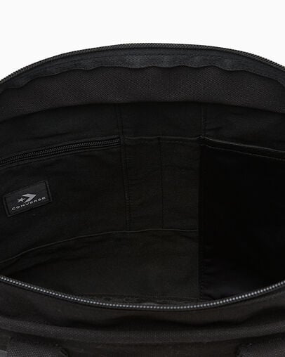 Five Star Canvas Tote Bag Black, Detail View
